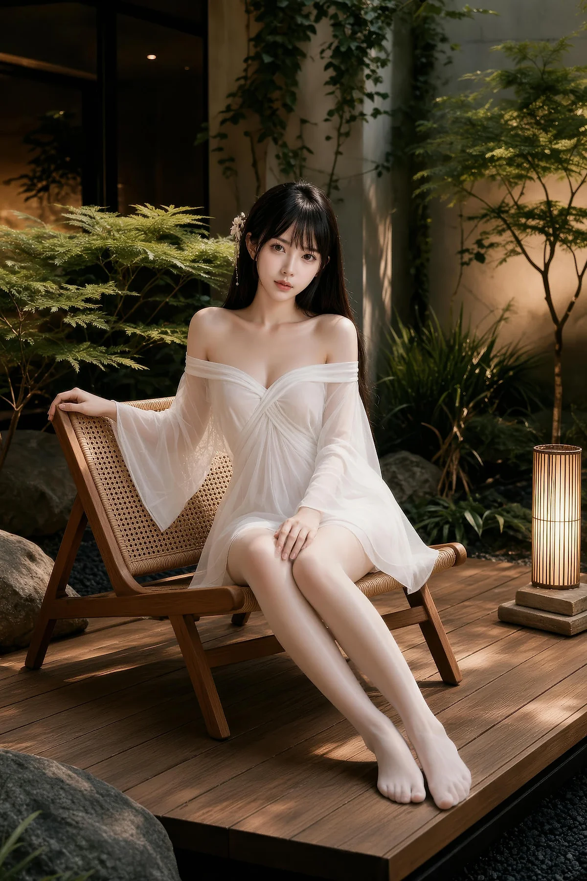 AIG  No.574 芭喜mila仙气美女白丝美腿 - 2