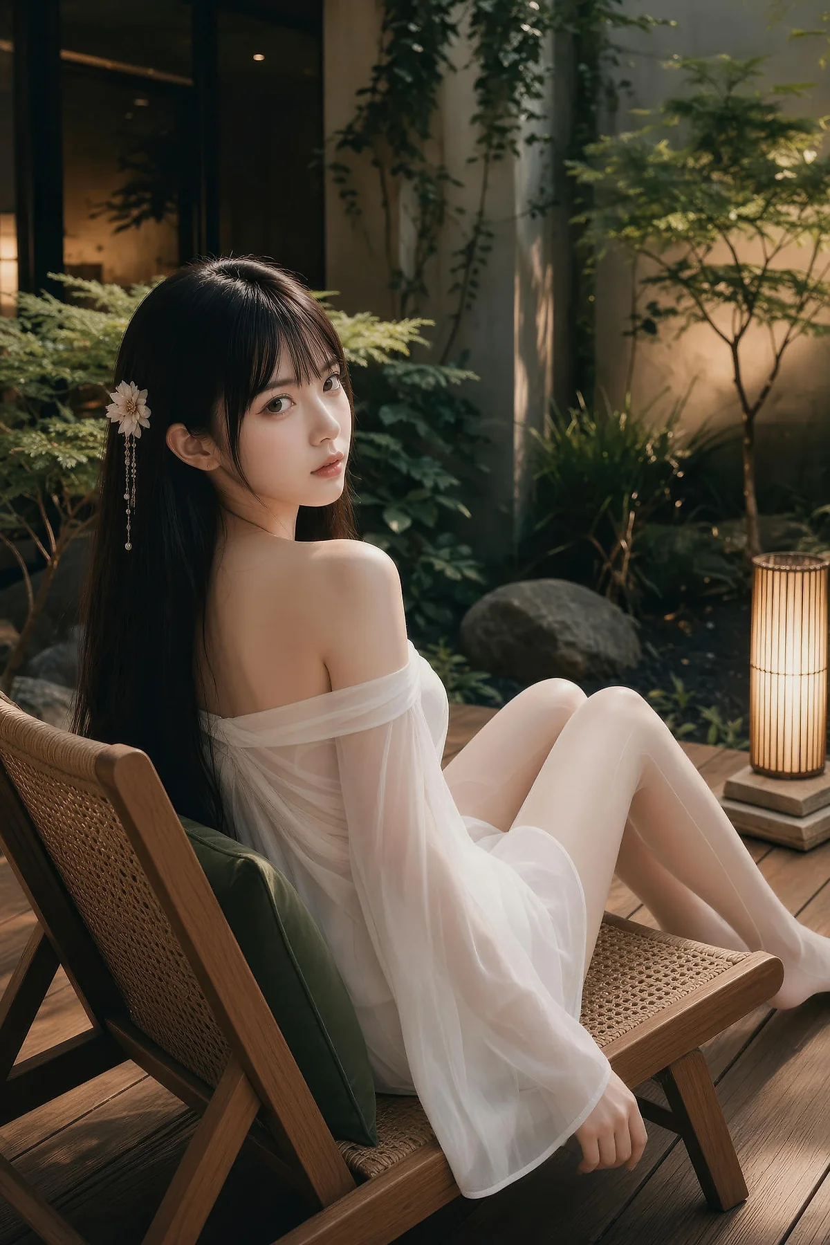 AIG  No.574 芭喜mila仙气美女白丝美腿 - 4