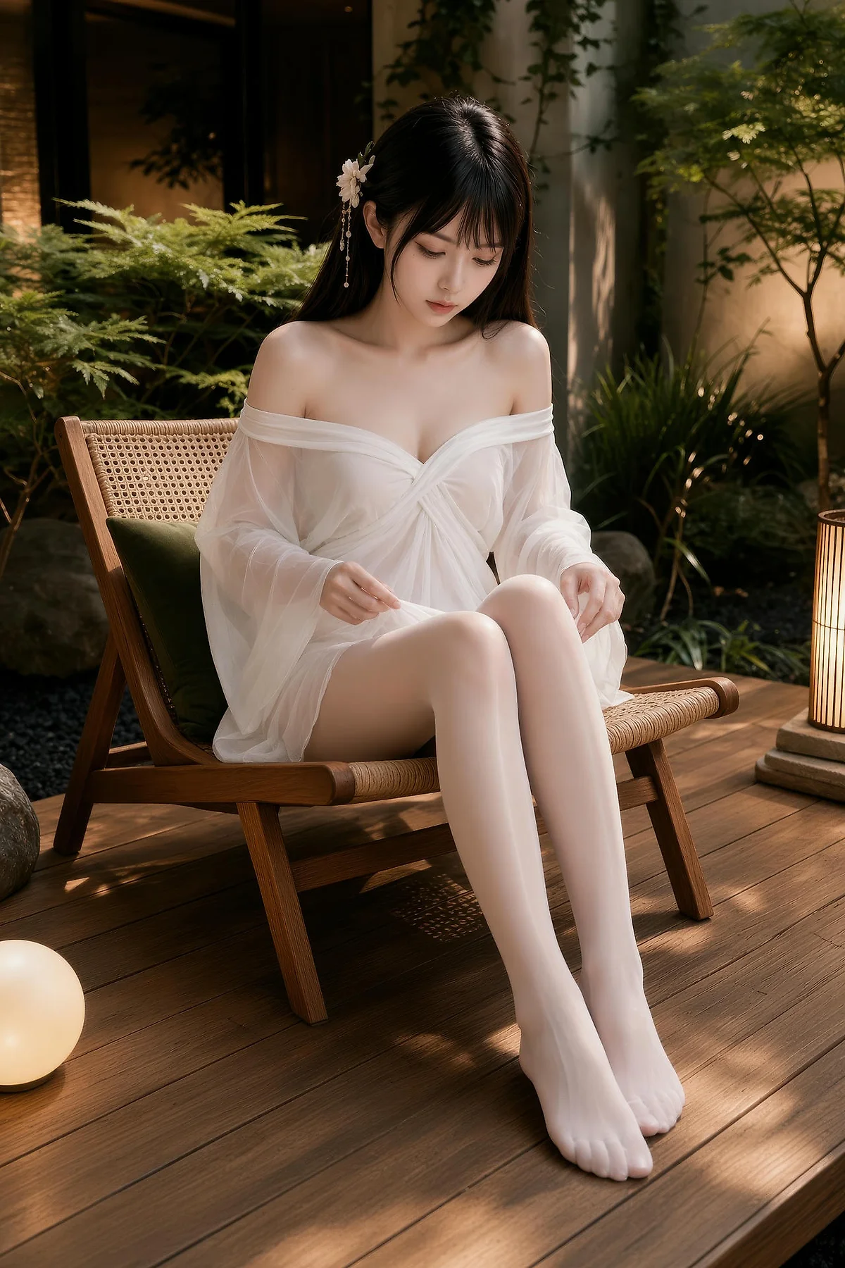 AIG  No.574 芭喜mila仙气美女白丝美腿 - 6