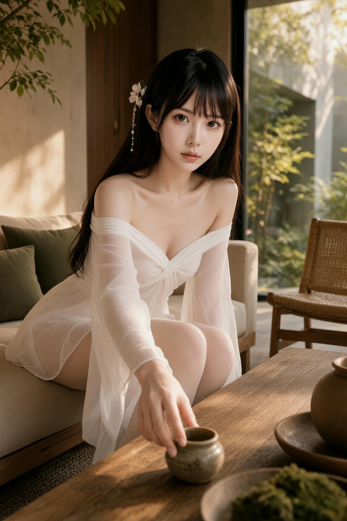 AIG  No.574 芭喜mila仙气美女白丝美腿 - 6