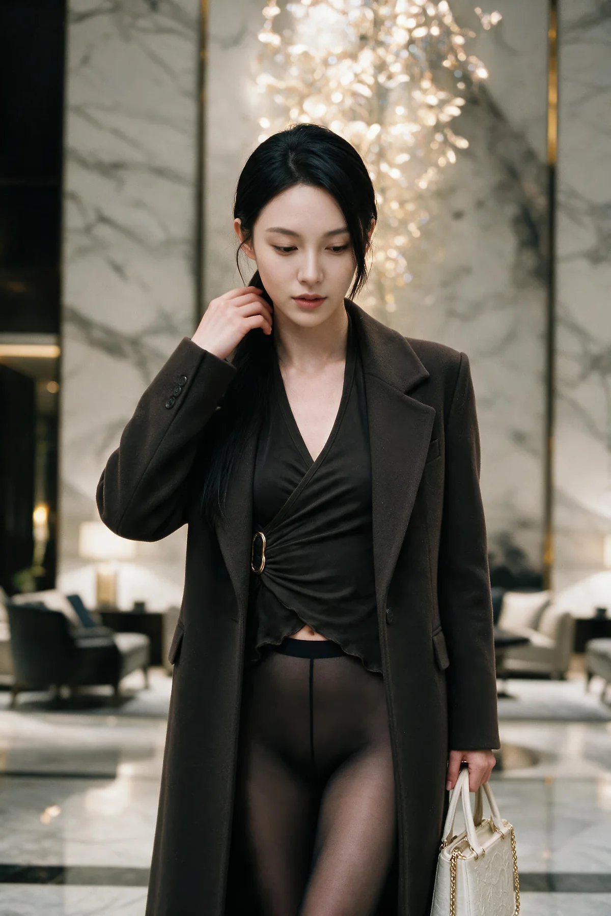 AIG  No.578 柒琪喵黑丝长腿西服 - 7