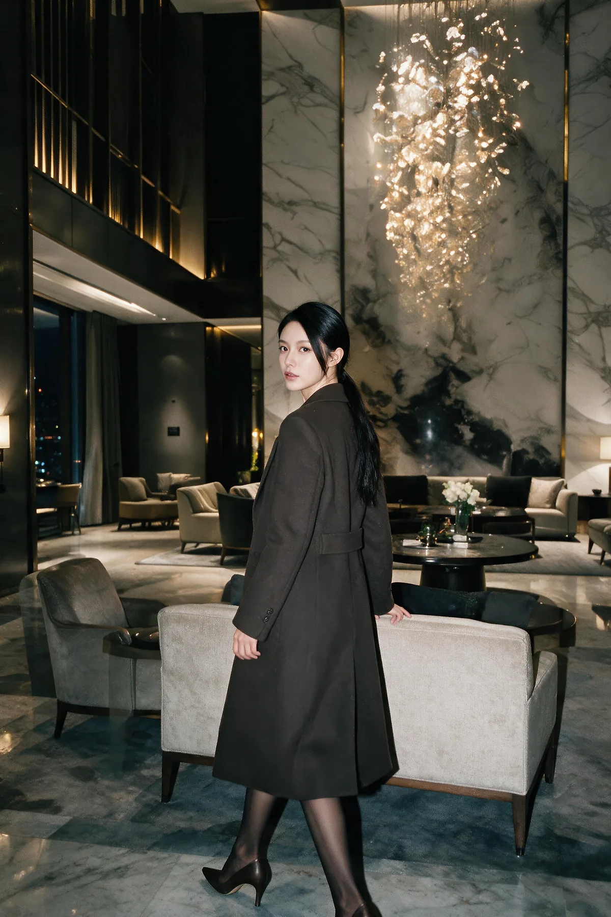 AIG  No.578 柒琪喵黑丝长腿西服 - 8