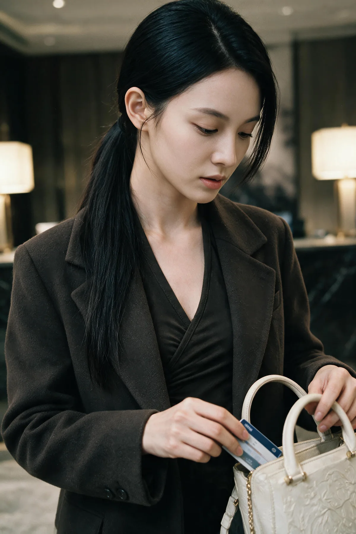 AIG  No.578 柒琪喵黑丝长腿西服 - 2