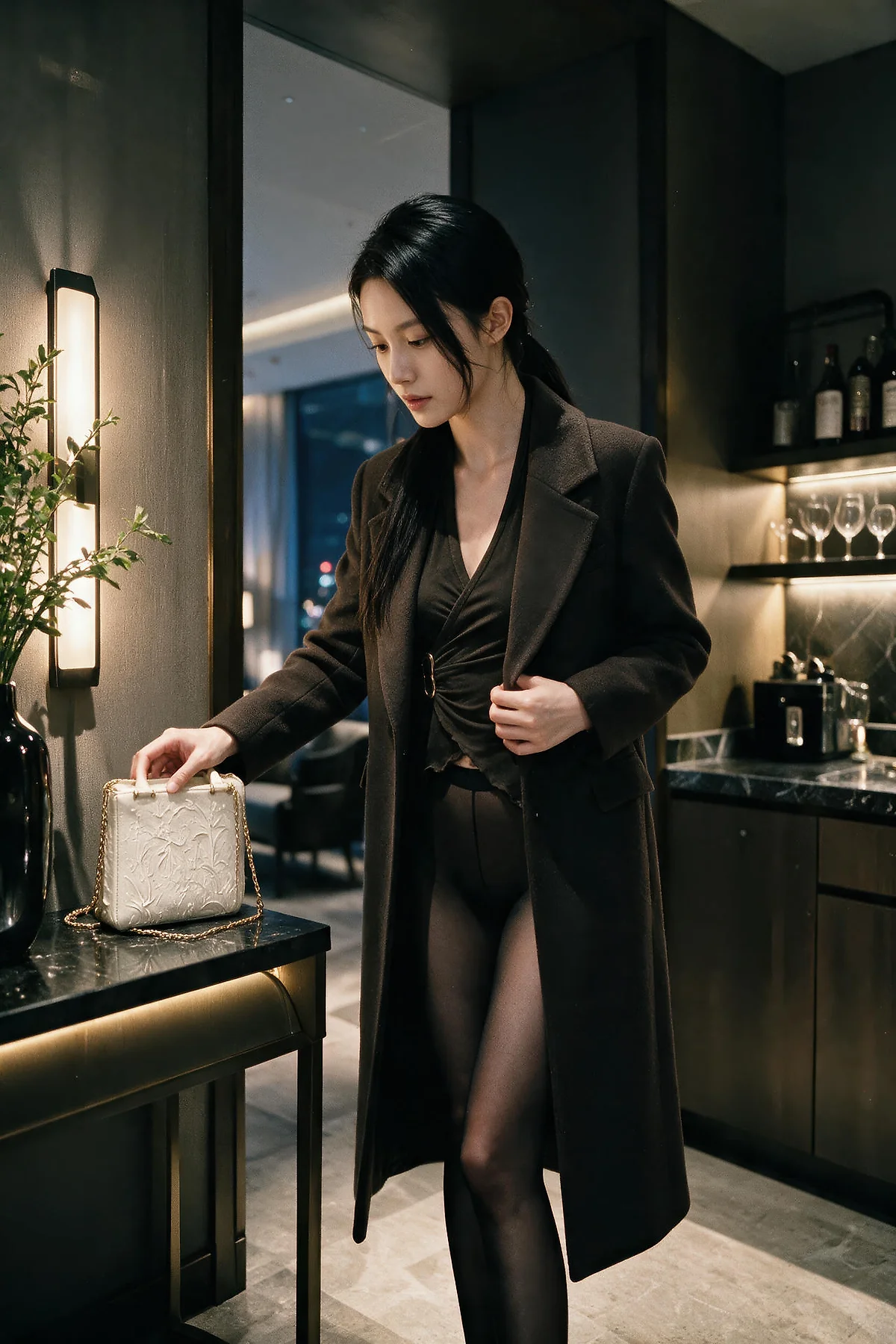 AIG  No.578 柒琪喵黑丝长腿西服 - 8