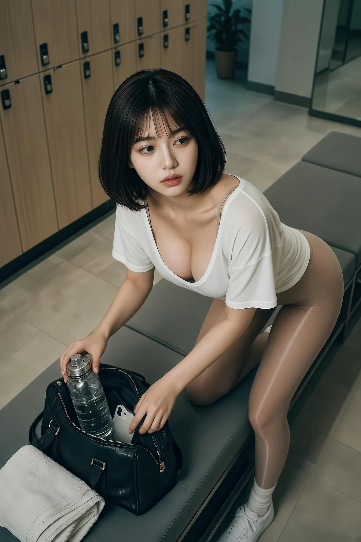 AIG  No.583 小乔亮色健身房美女 - 5