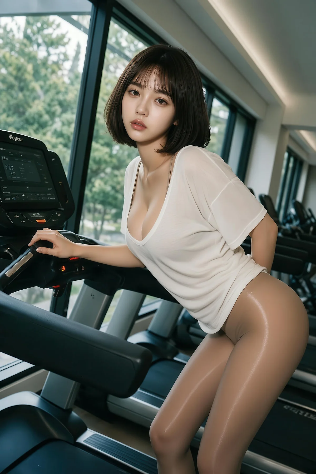 AIG  No.583 小乔亮色健身房美女 - 8