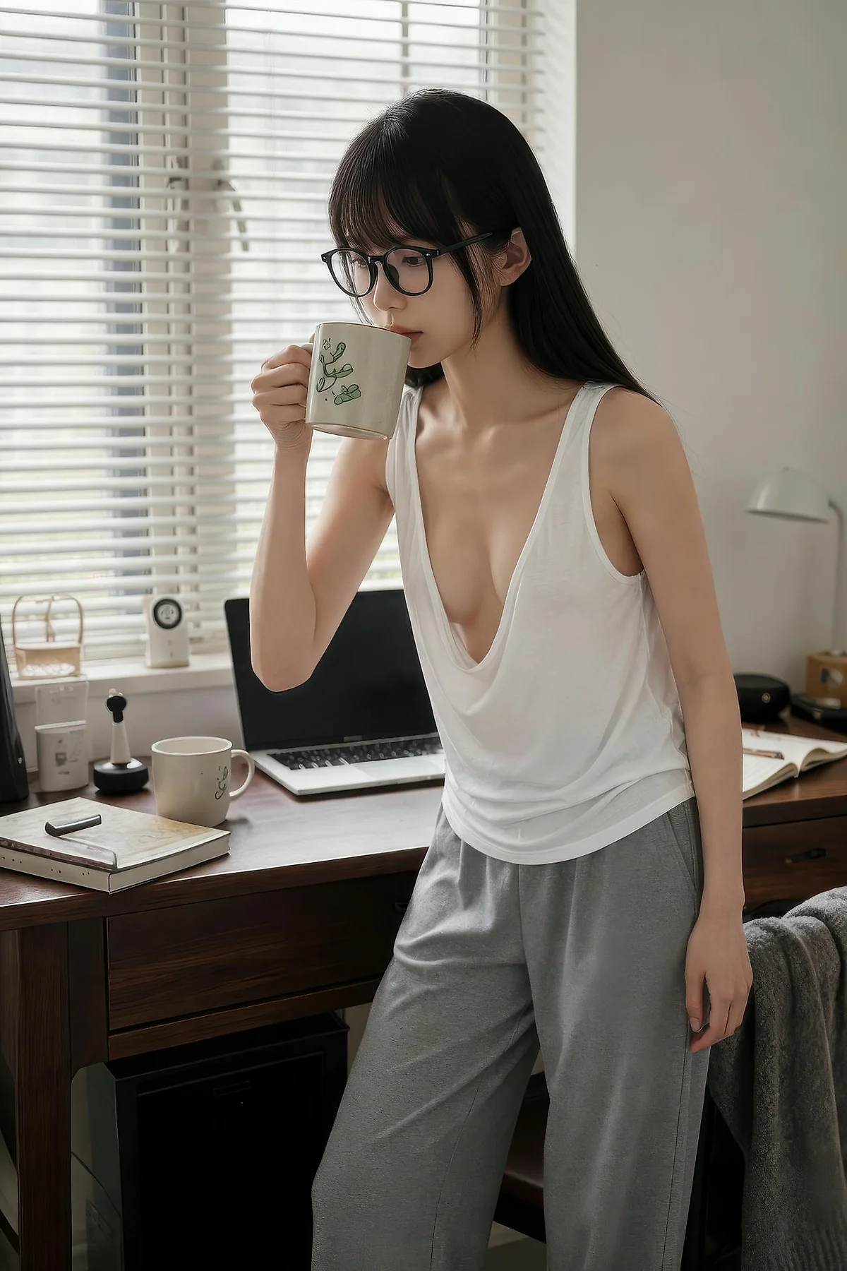 AIG  No.584 芭喜mila爆乳深v背心 - 1
