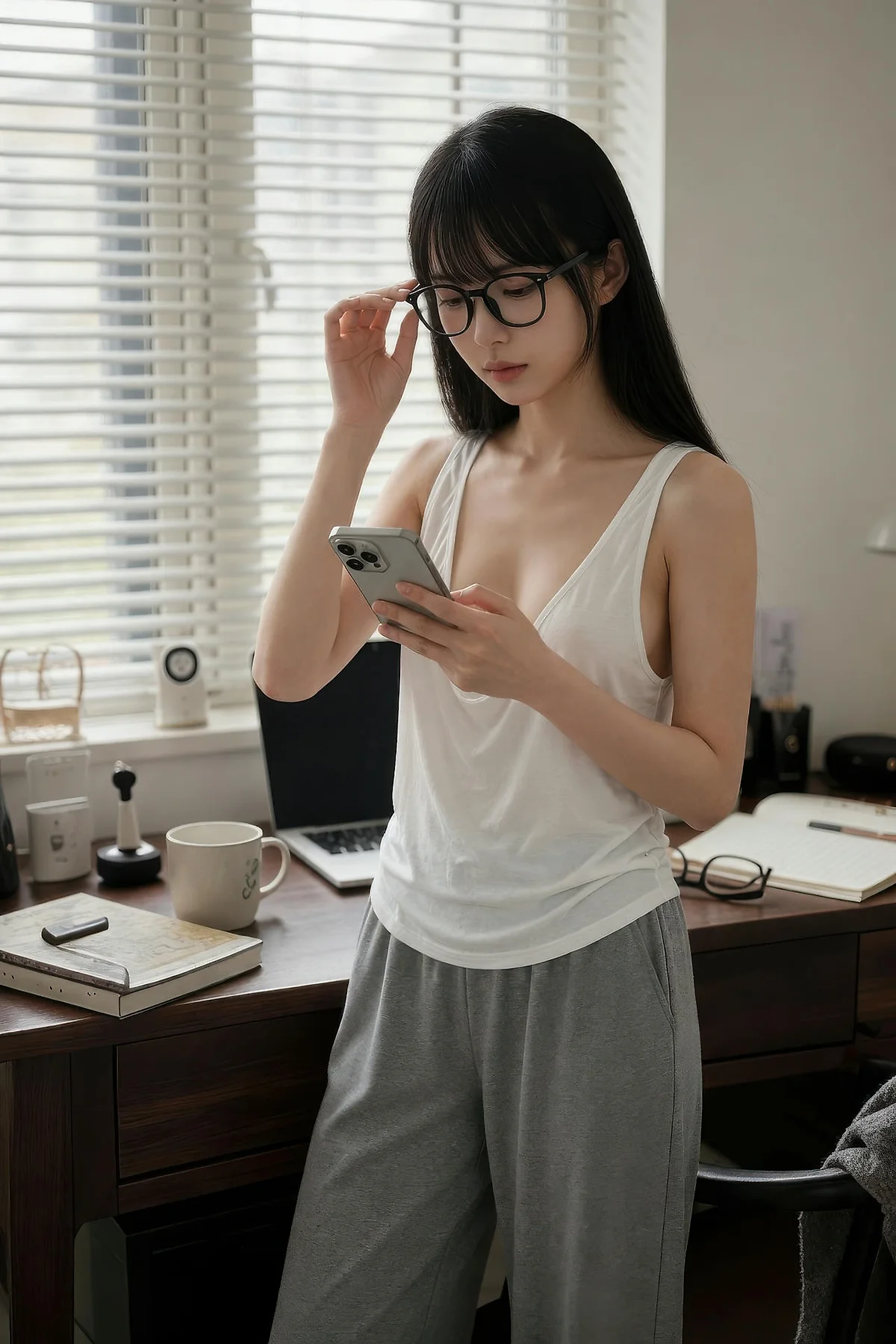 AIG  No.584 芭喜mila爆乳深v背心 - 4