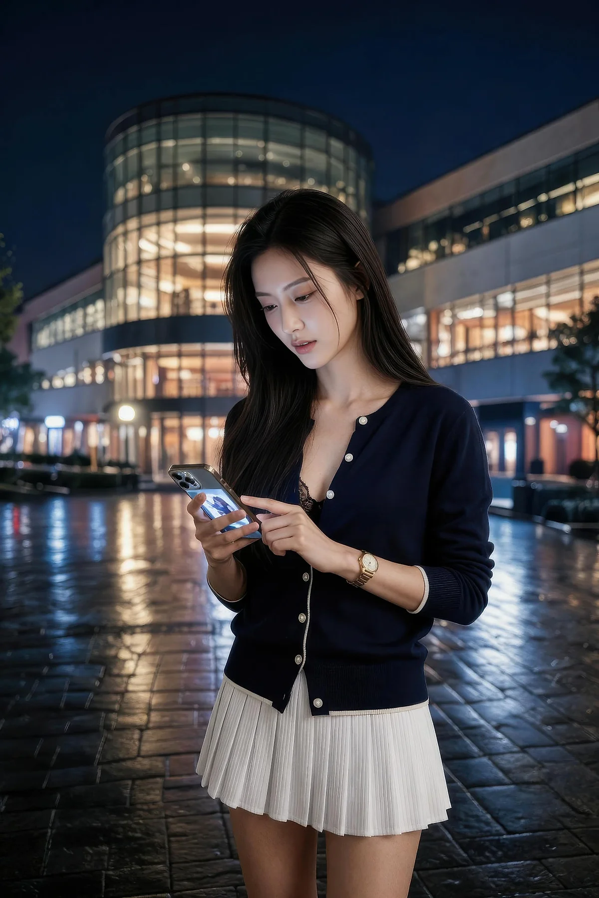 AIG  No.587 斯蔓影院短裙长腿美女 - 2