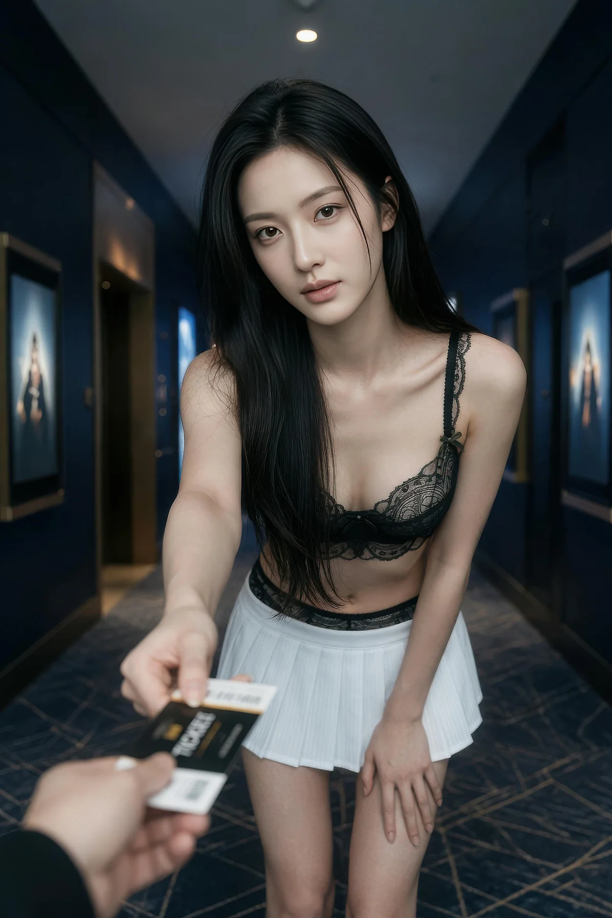 AIG  No.587 斯蔓影院短裙长腿美女 - 1