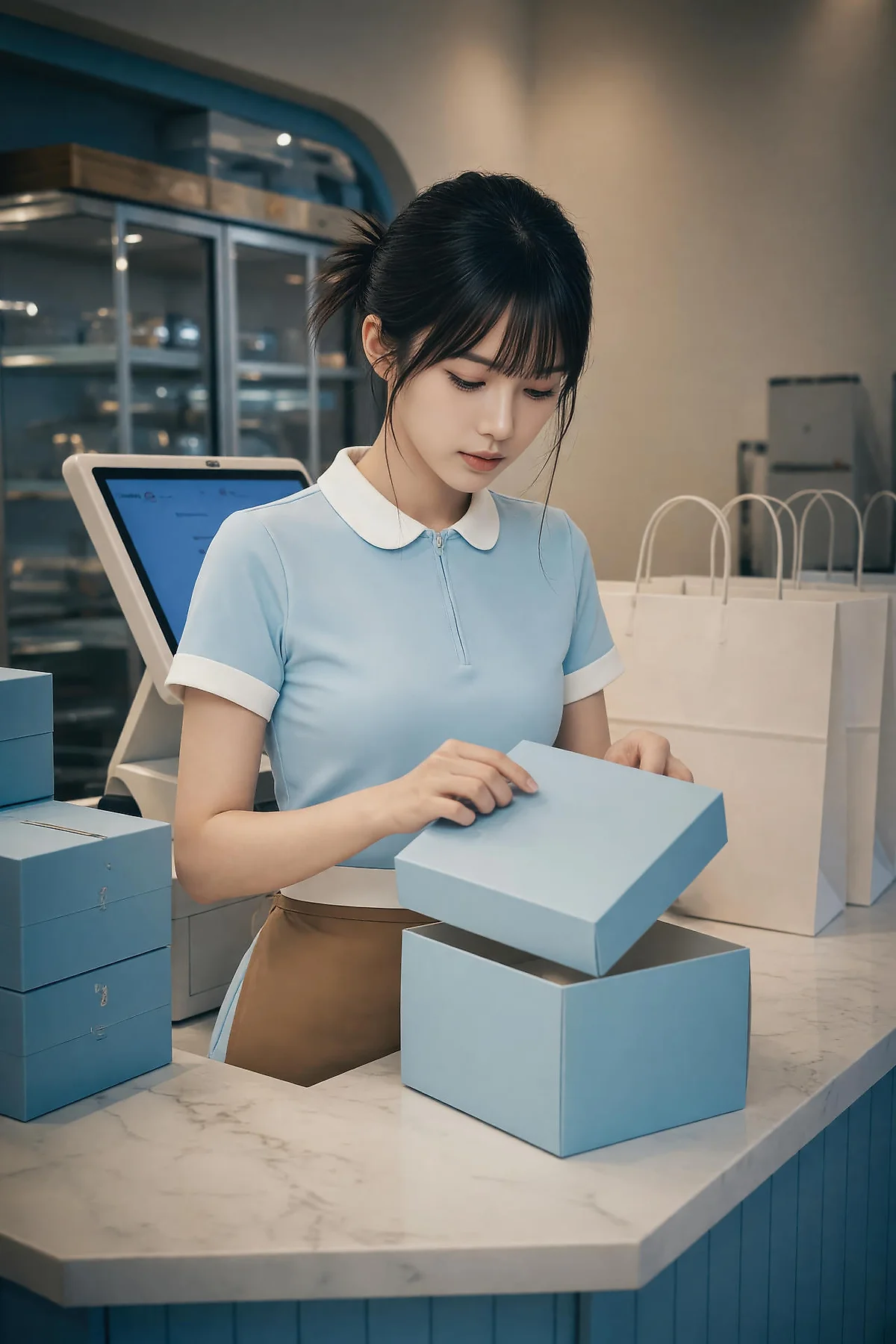 AIG  No.591 芭喜mila蛋糕店美女店员 - 8
