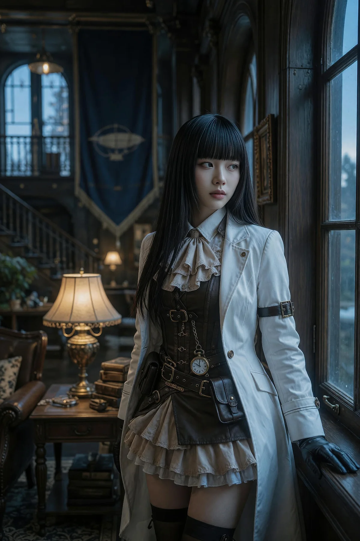 AIG  No.596 九歌lina复古黑丝写真 - 3