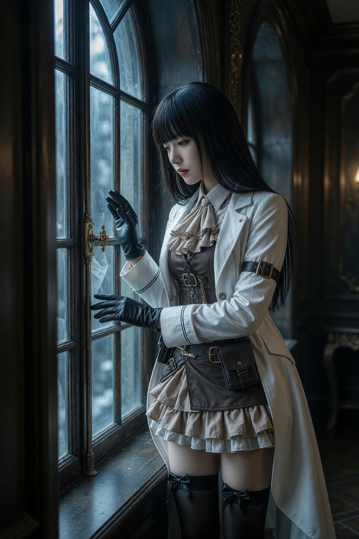 AIG  No.596 九歌lina复古黑丝写真 - 4