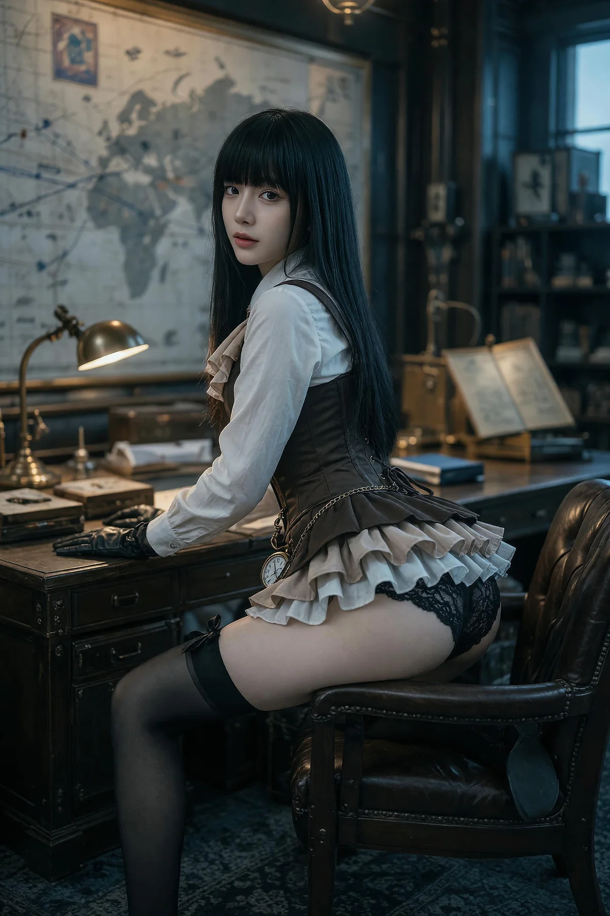 AIG  No.596 九歌lina复古黑丝写真 - 6