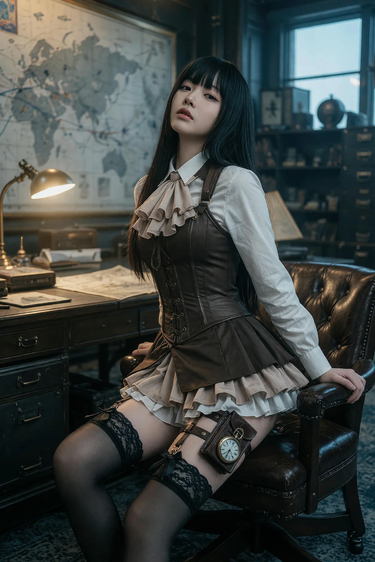 AIG  No.596 九歌lina复古黑丝写真 - 9