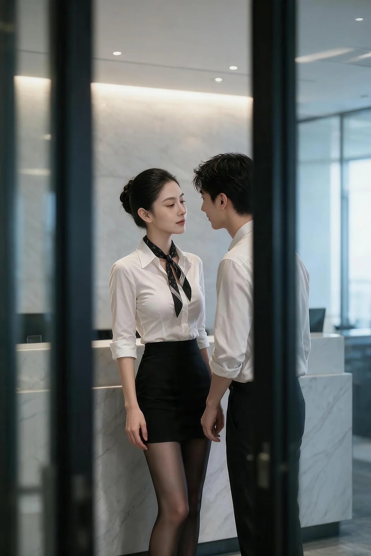AIG  No.597 江巫巫空姐黑丝制服 - 7