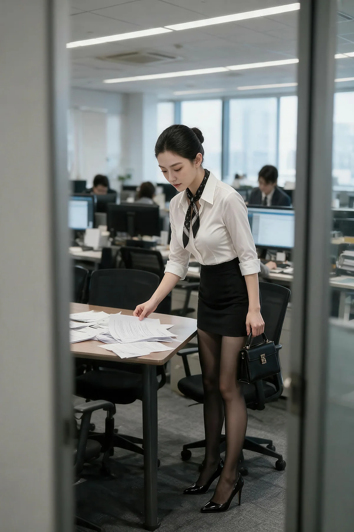 AIG  No.597 江巫巫空姐黑丝制服 - 10