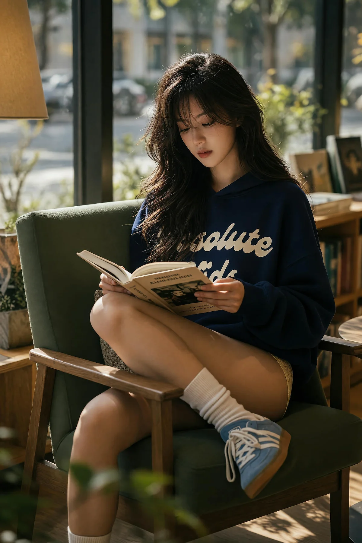 AIG  No.599 赵姗姗爱运动长腿帽服美女 - 3