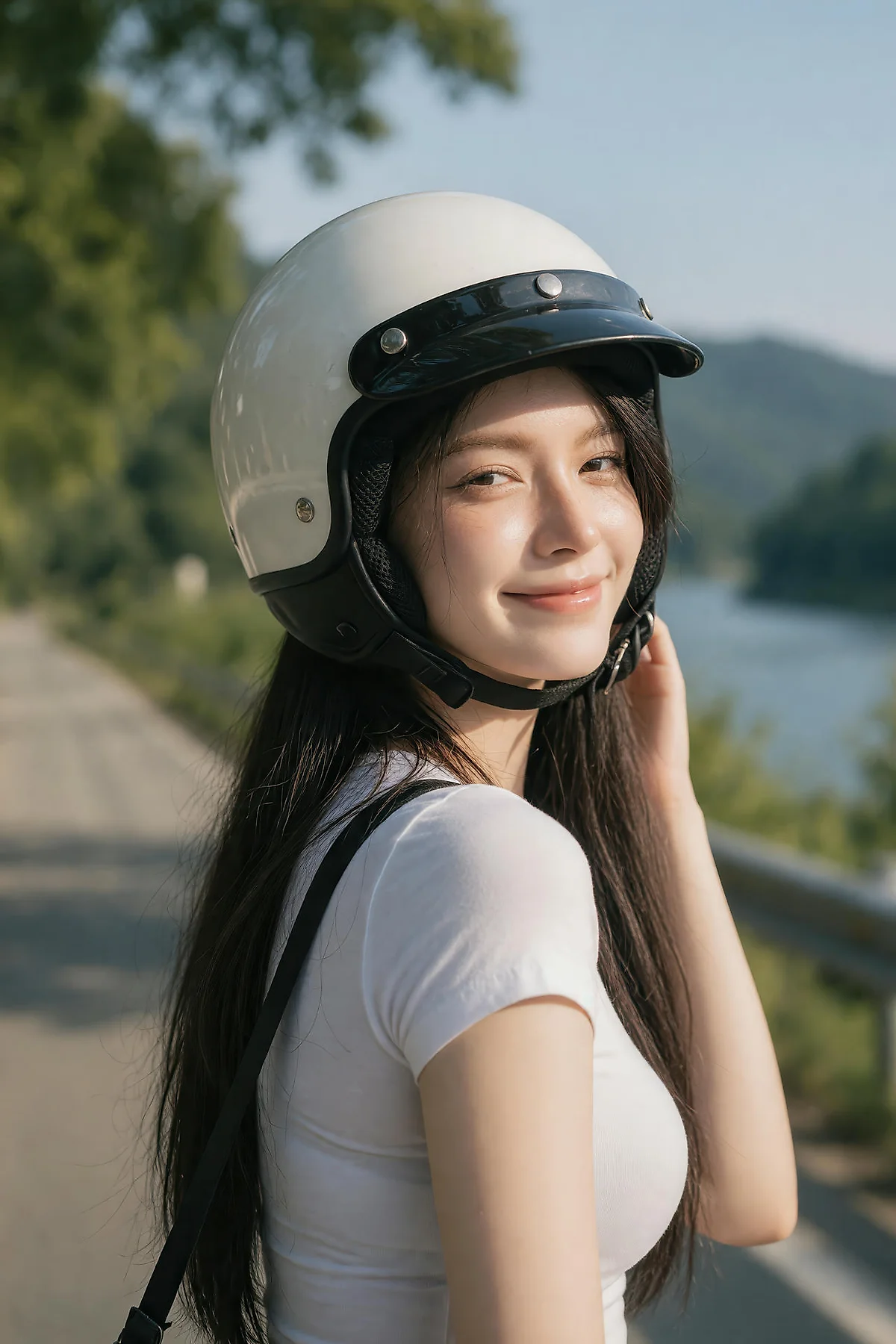 AIG  No.602 斯斯大小姐骑行户外写真 - 1