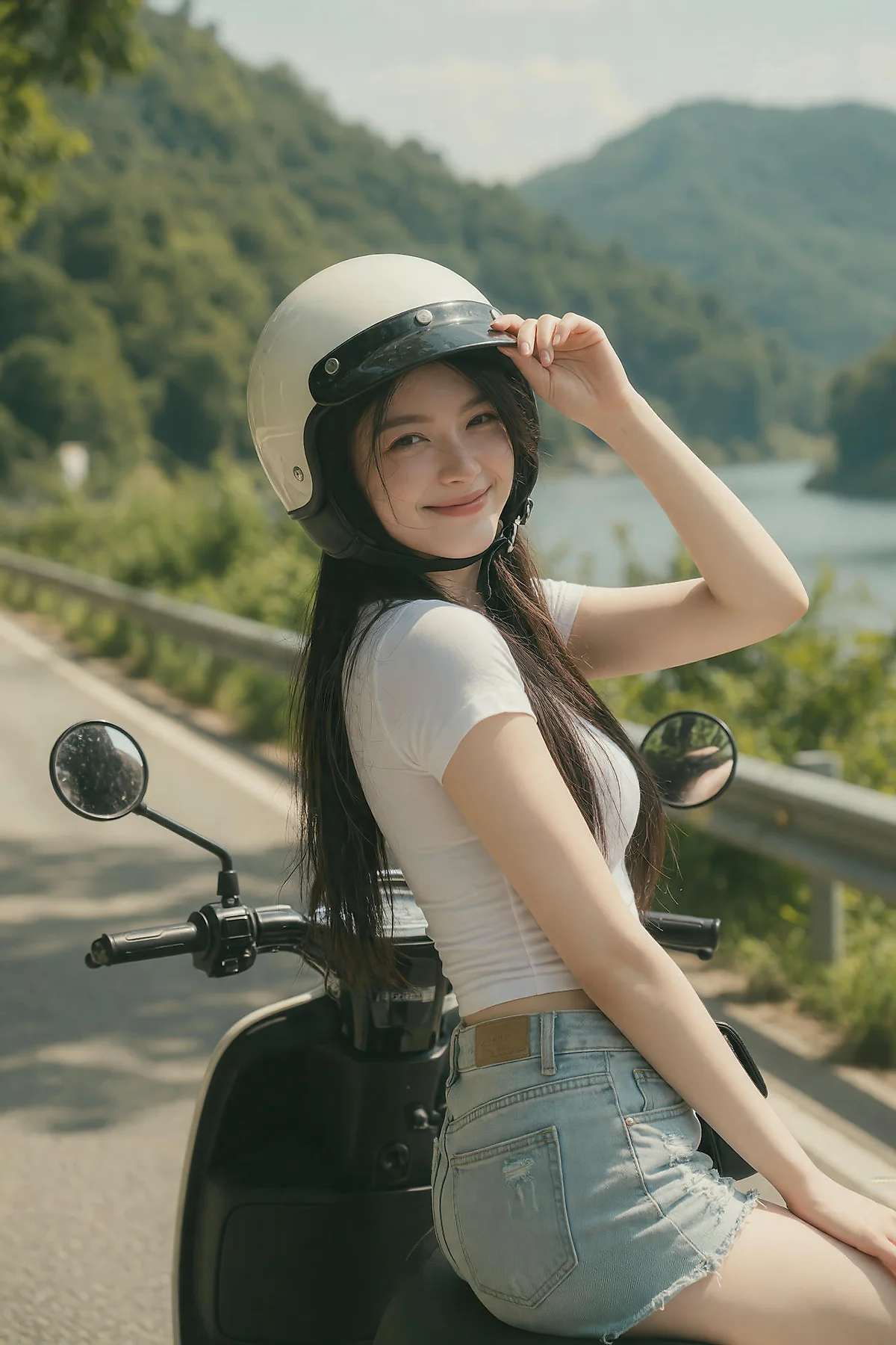 AIG  No.602 斯斯大小姐骑行户外写真 - 2