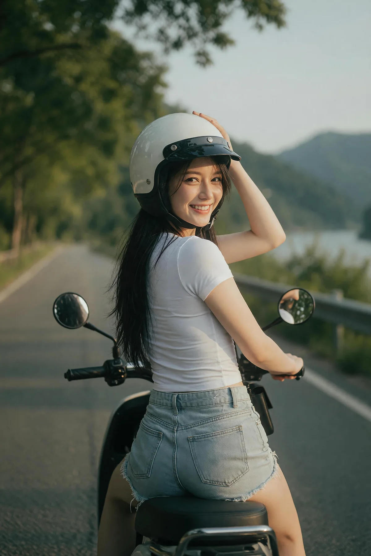 AIG  No.602 斯斯大小姐骑行户外写真 - 3