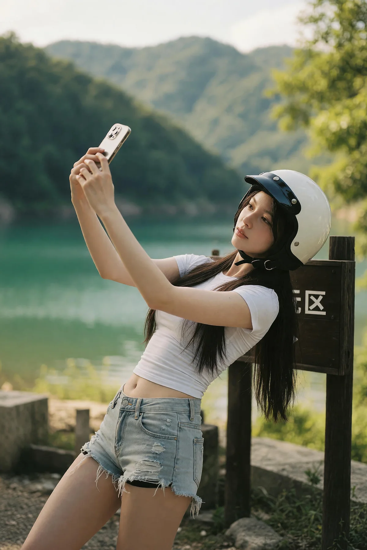 AIG  No.602 斯斯大小姐骑行户外写真 - 8