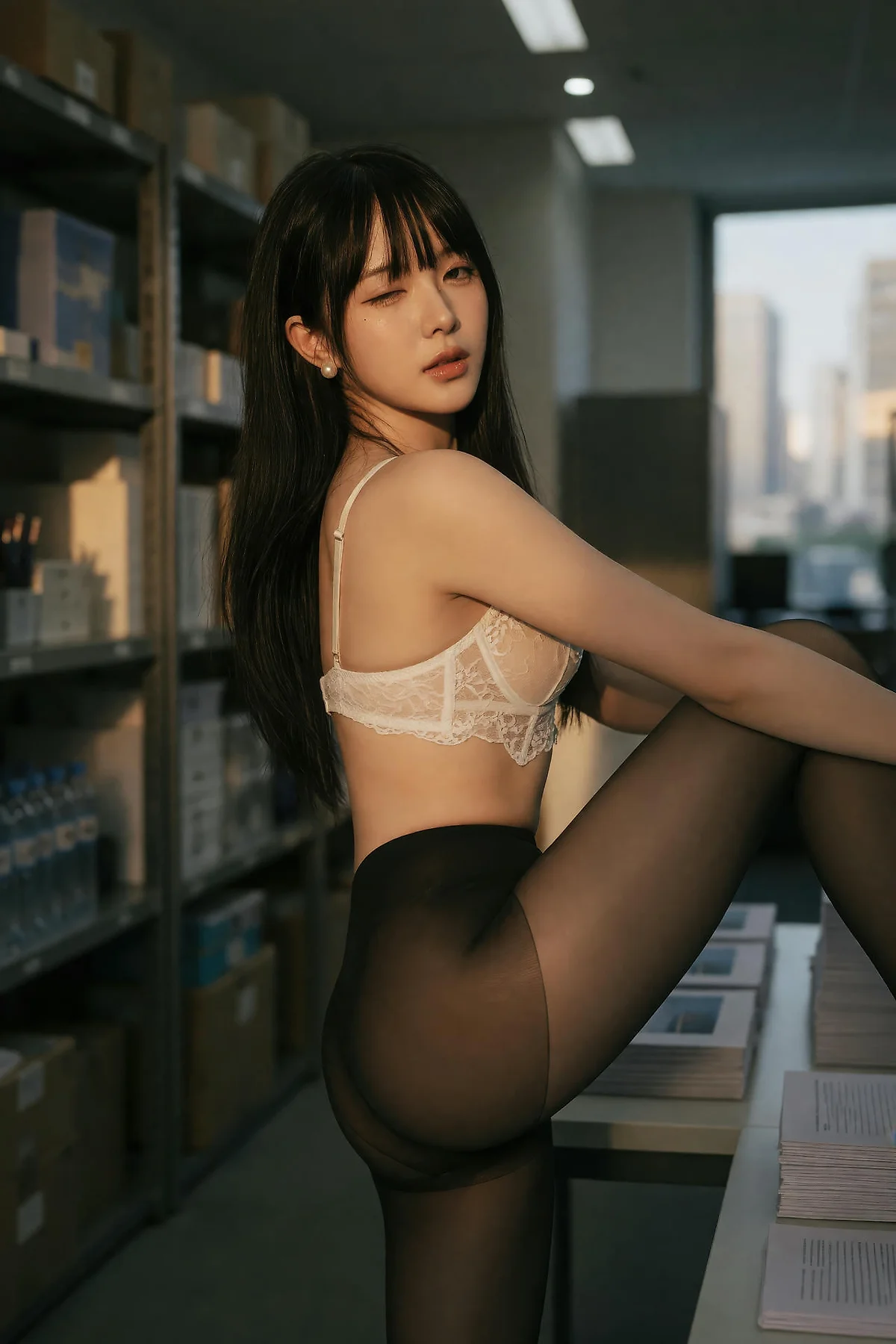 AIG  No.603 芭喜mila被锁的档案室主题写真 - 10