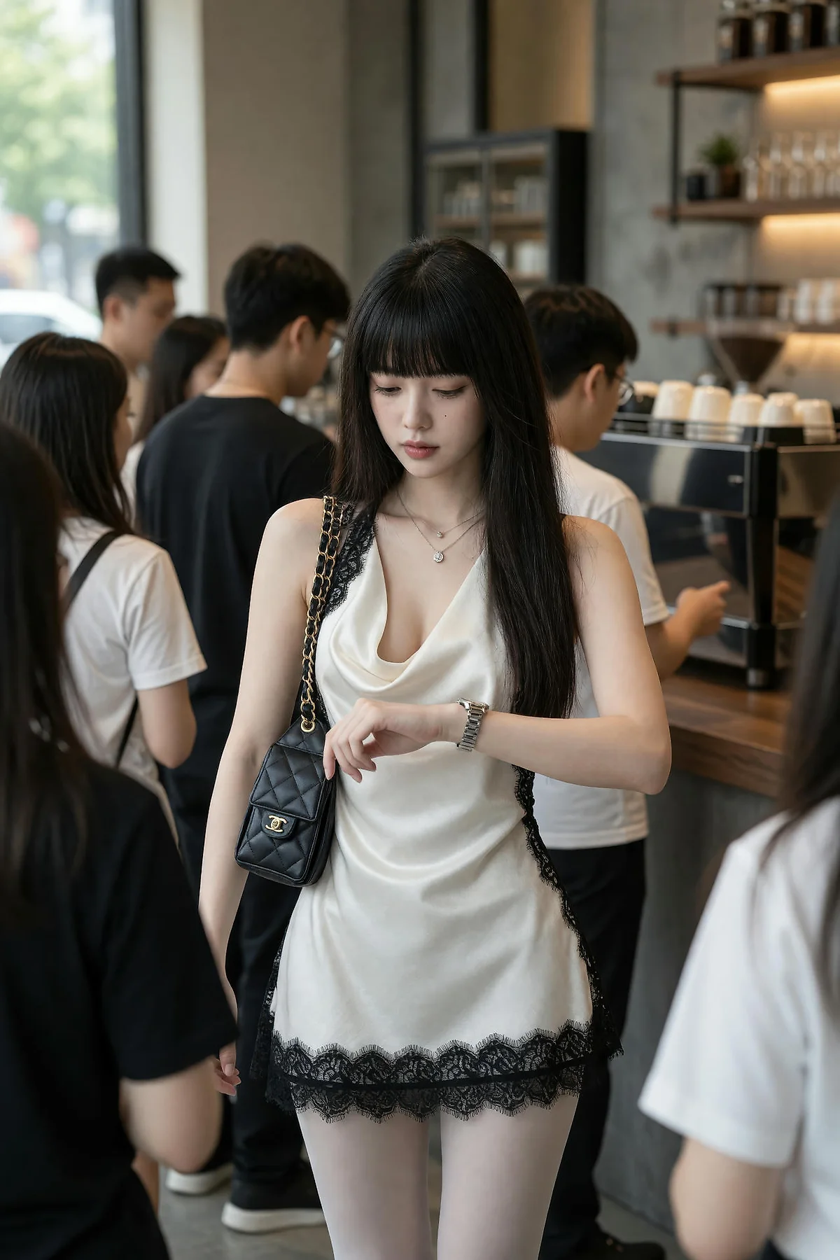 AIG  No.607 九歌lina白丝睡衣写真 - 1