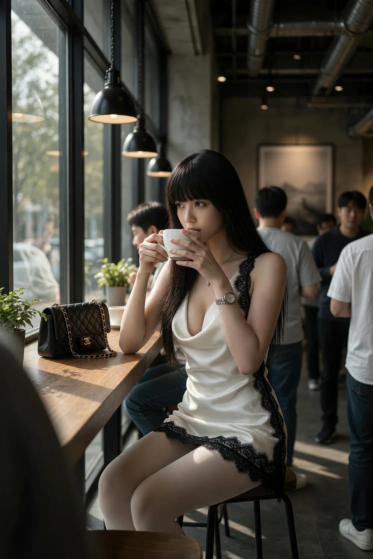 AIG  No.607 九歌lina白丝睡衣写真 - 2
