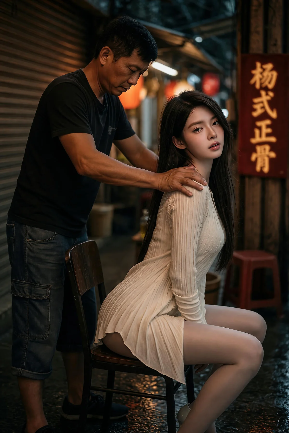 AIG  No.614 斯斯大小姐闹市正骨主题写真 - 8