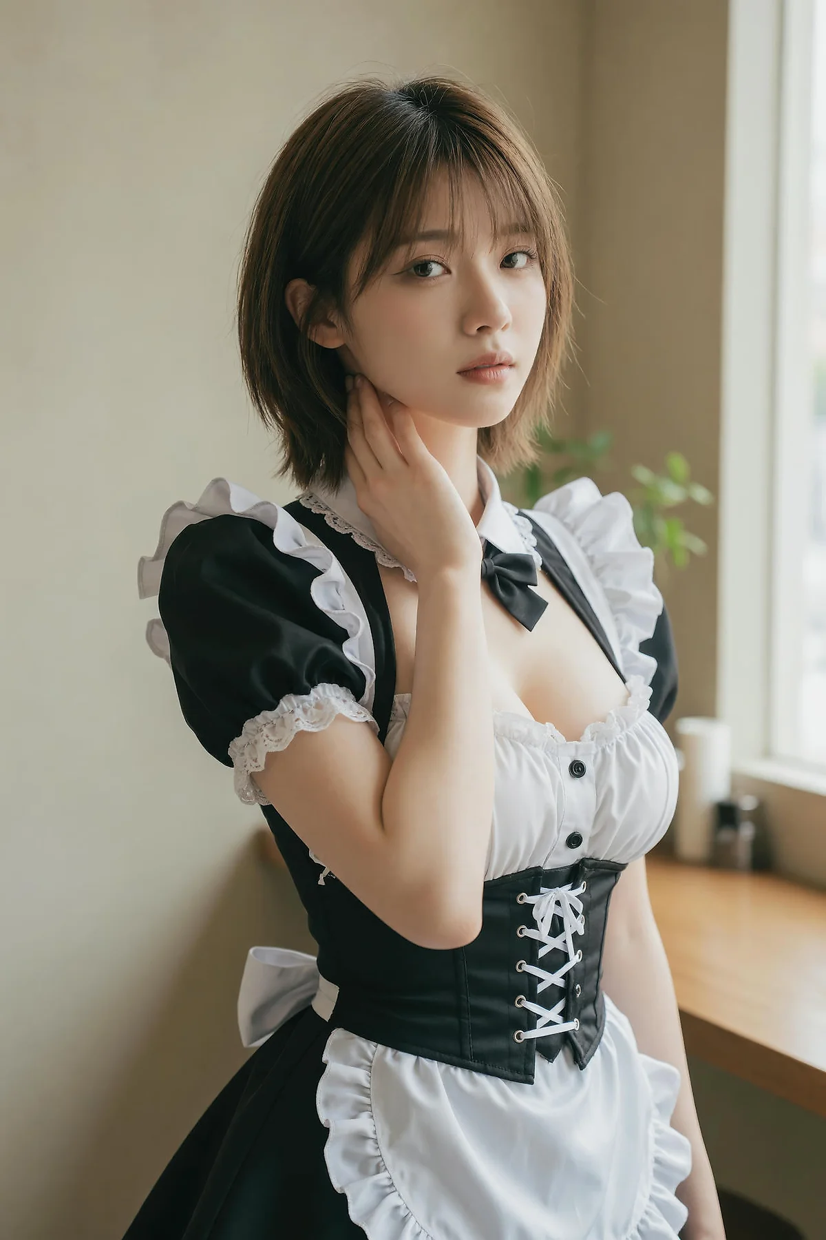 AIG  No.616 赵奚尔er女仆制服爆乳 - 1