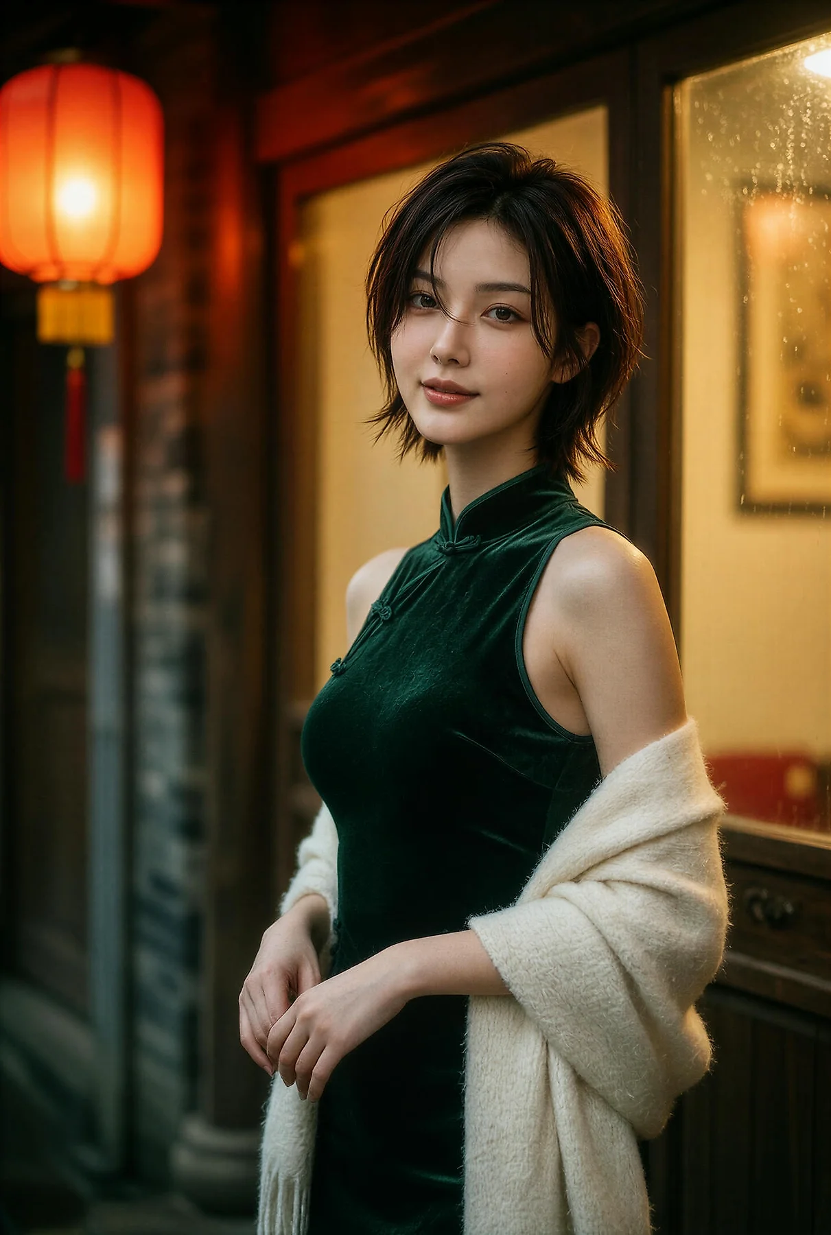 AIG  No.640 赵奚尔er旗袍气质美女 - 3