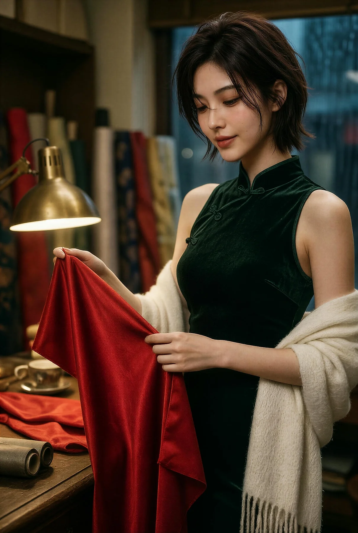 AIG  No.640 赵奚尔er旗袍气质美女 - 8