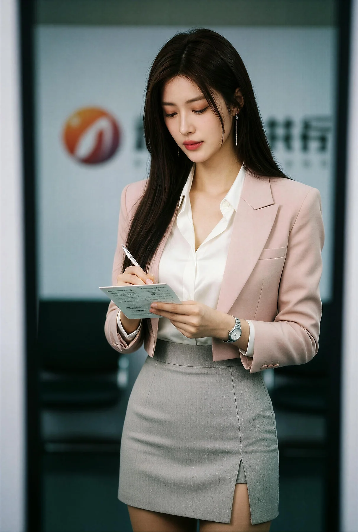 AIG  No.643 萨霓儿股票经理超短裙 - 1