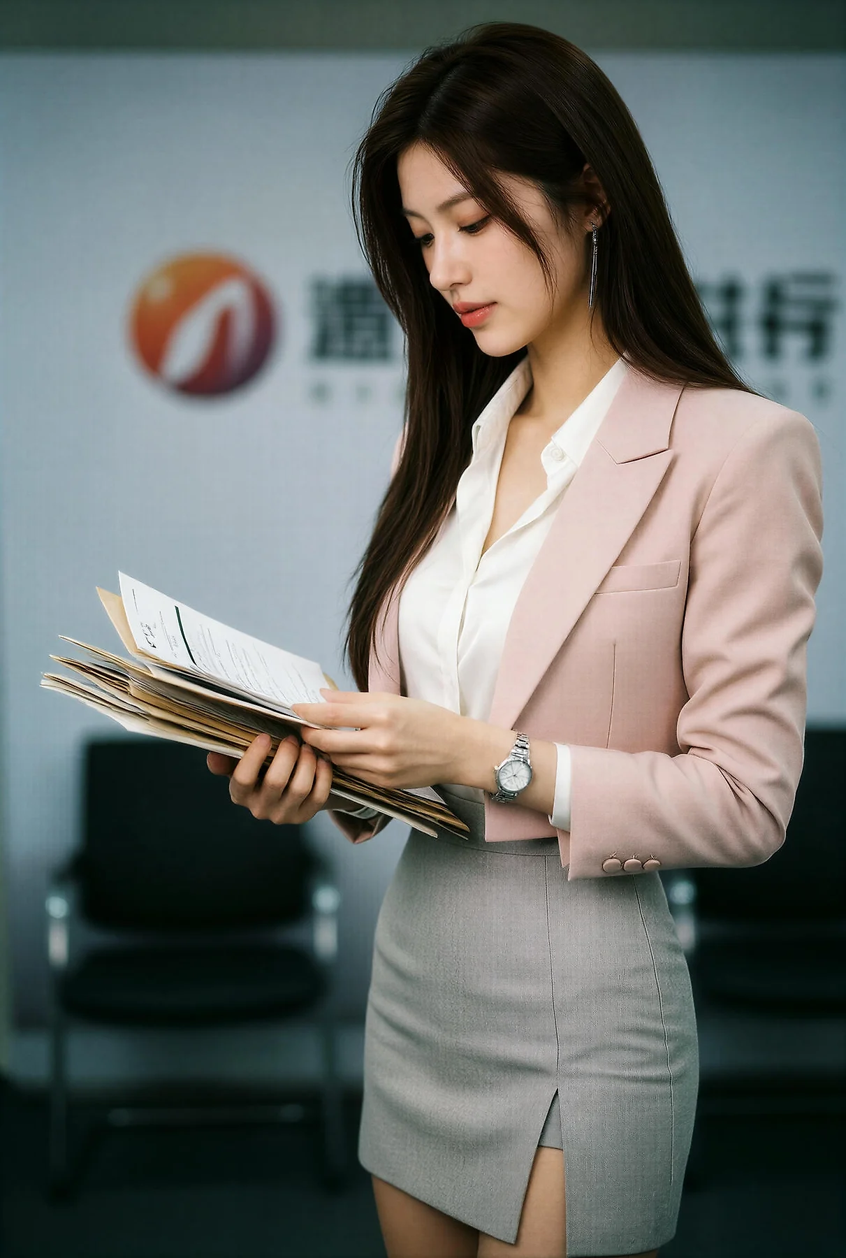 AIG  No.643 萨霓儿股票经理超短裙 - 2