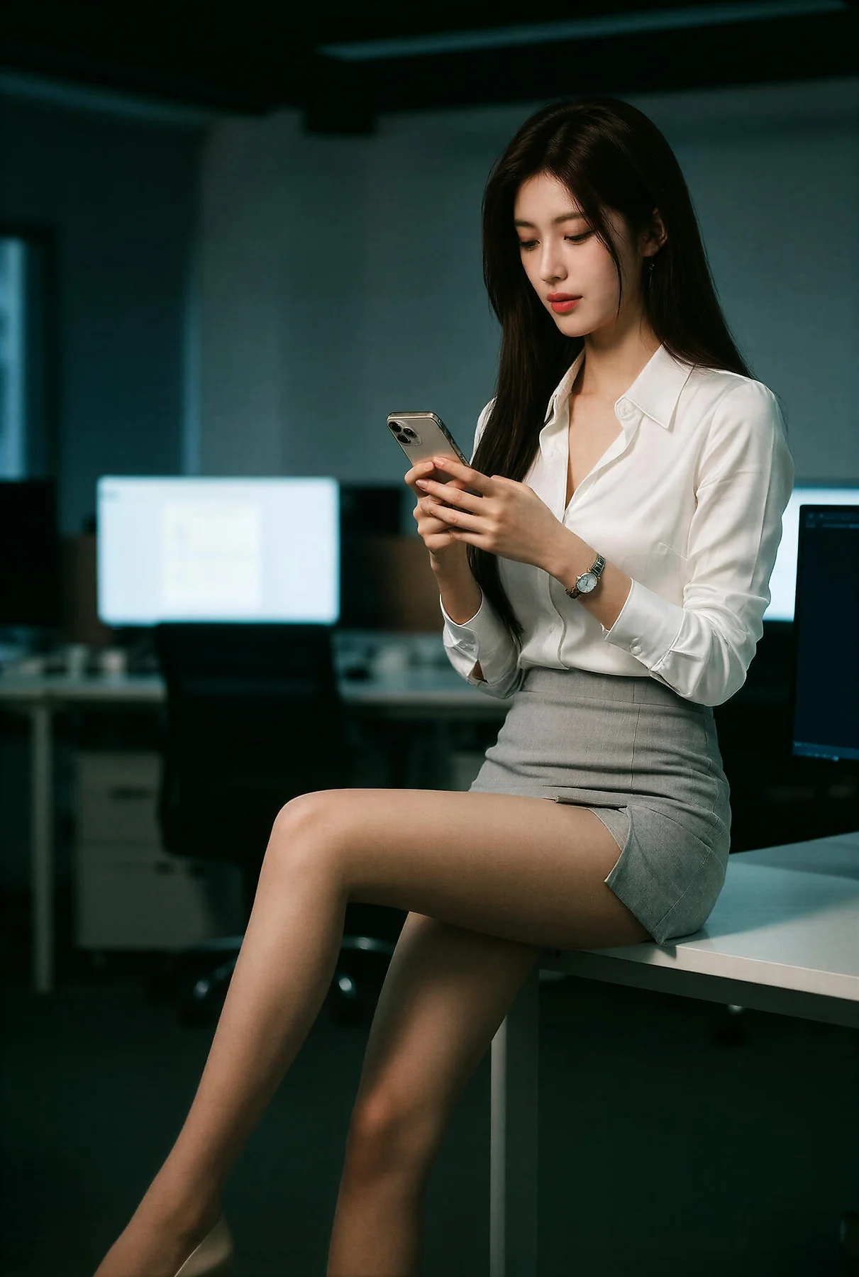 AIG  No.643 萨霓儿股票经理超短裙 - 6
