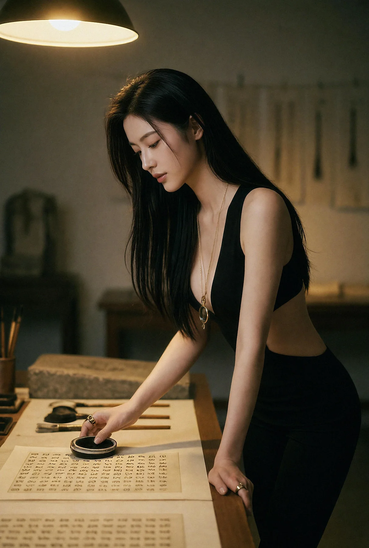 AIG  No.662  斯蔓文物修复师美女 - 8
