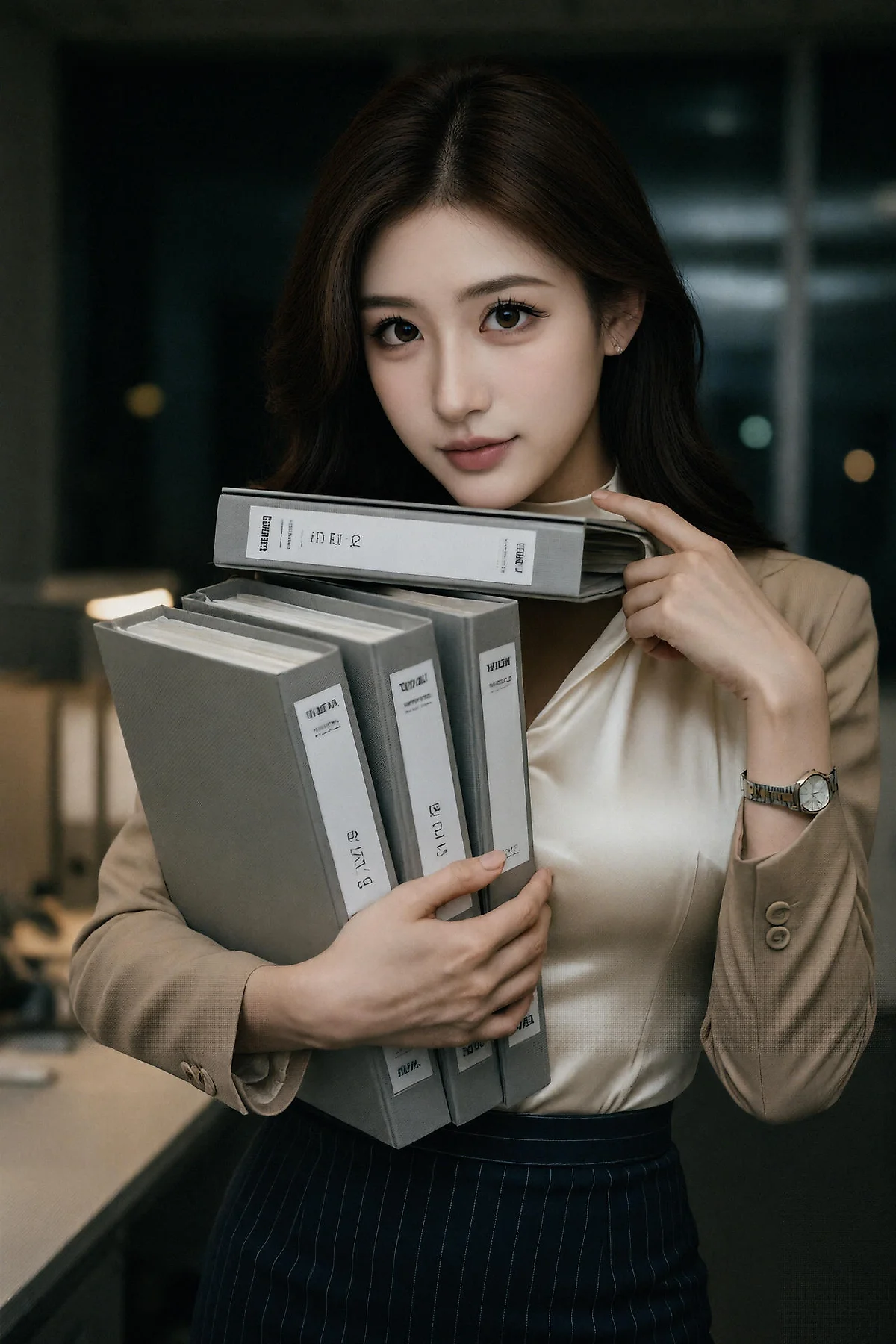 AIG  No.666  糖er档案室黑丝美女 - 2