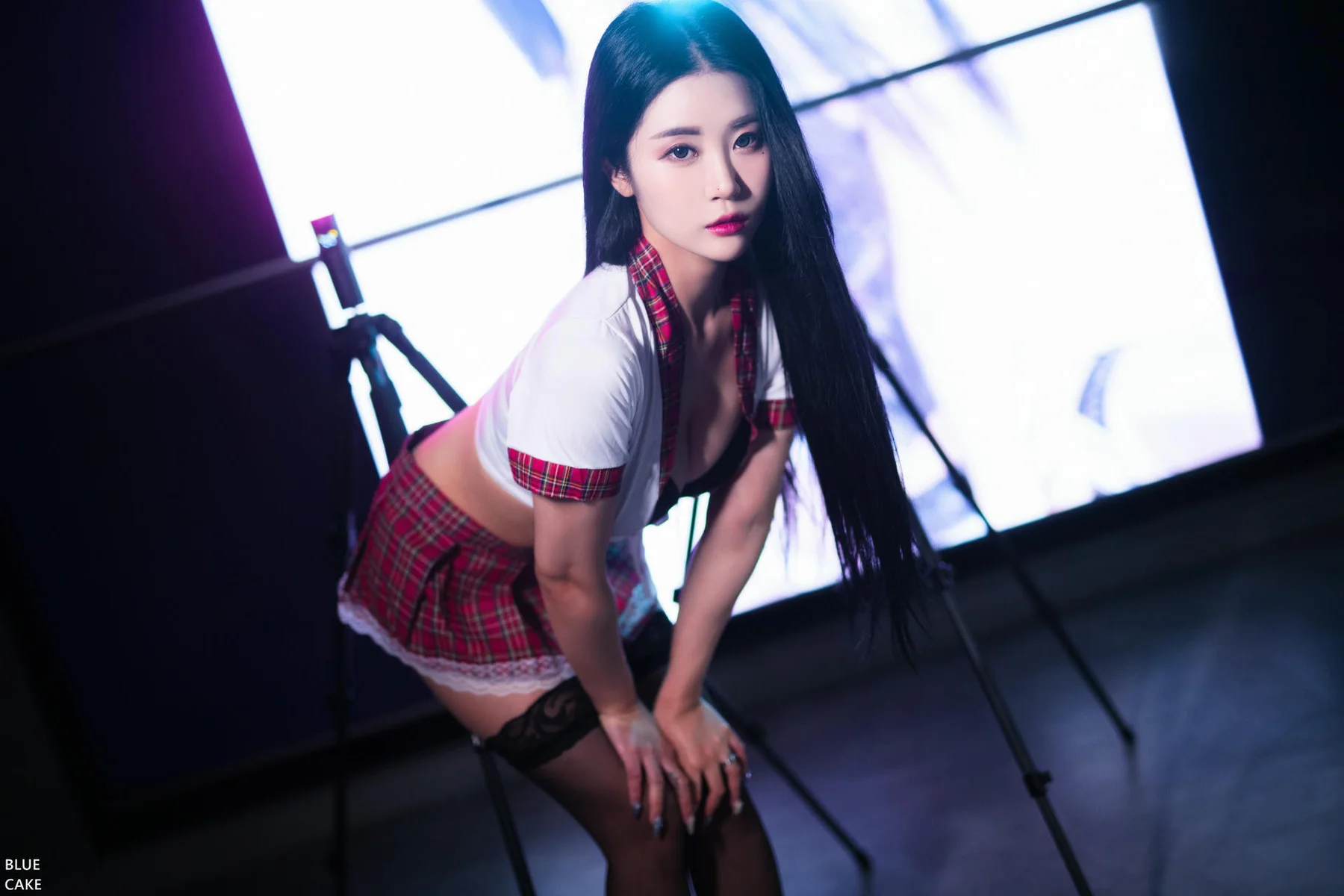 BLUECAKE No.013 Bomi爆乳网袜性感制服 - 5