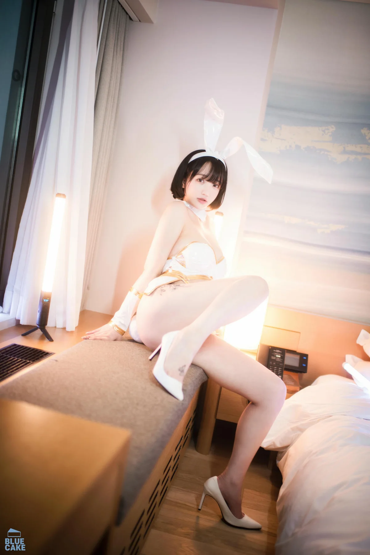 BLUECAKE No.017 Son Ye-Eun兔女郎爆乳连体衣 - 4