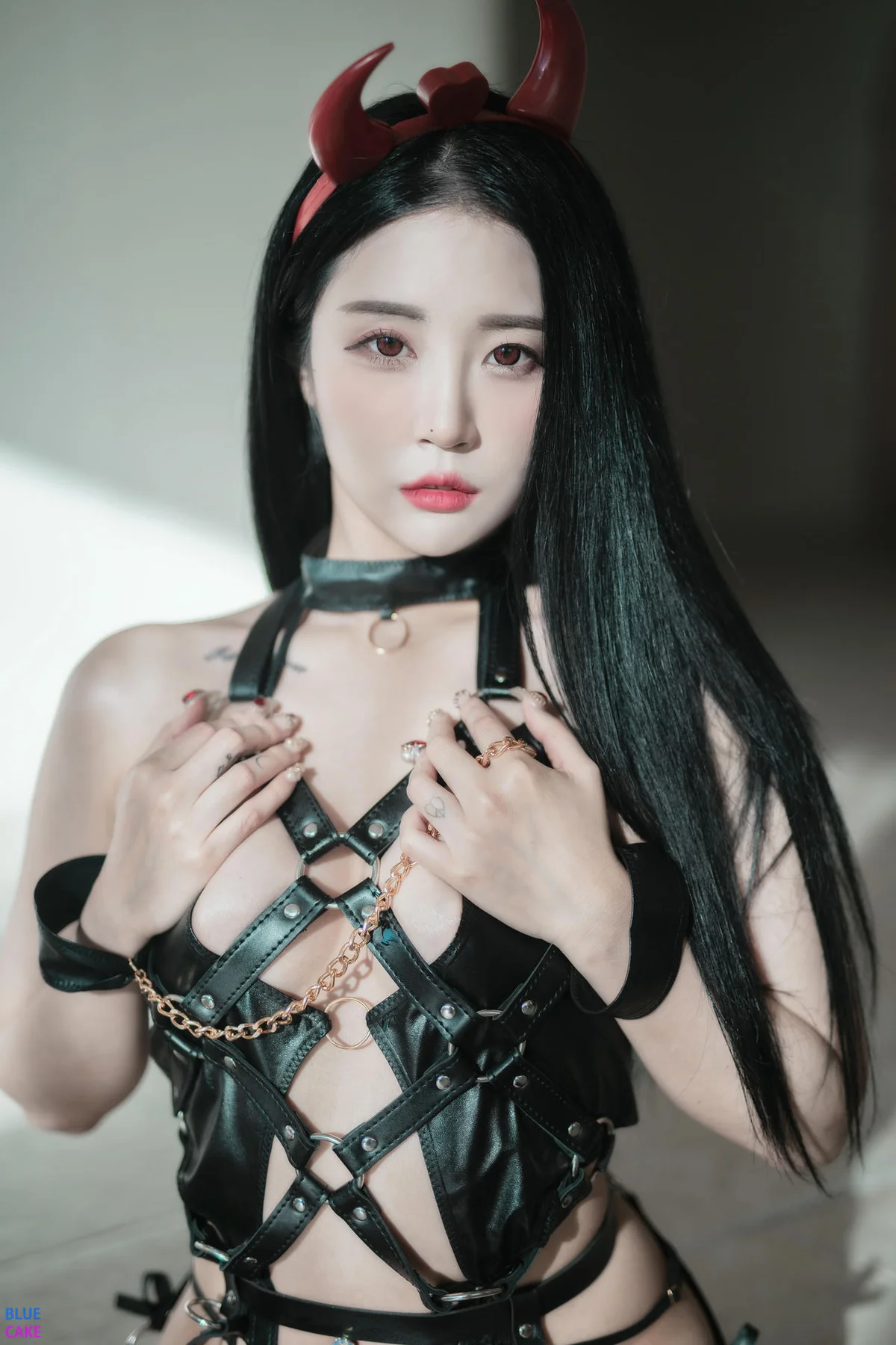 BLUECAKE No.033 Bomi小恶魔情趣黑丝 - 3
