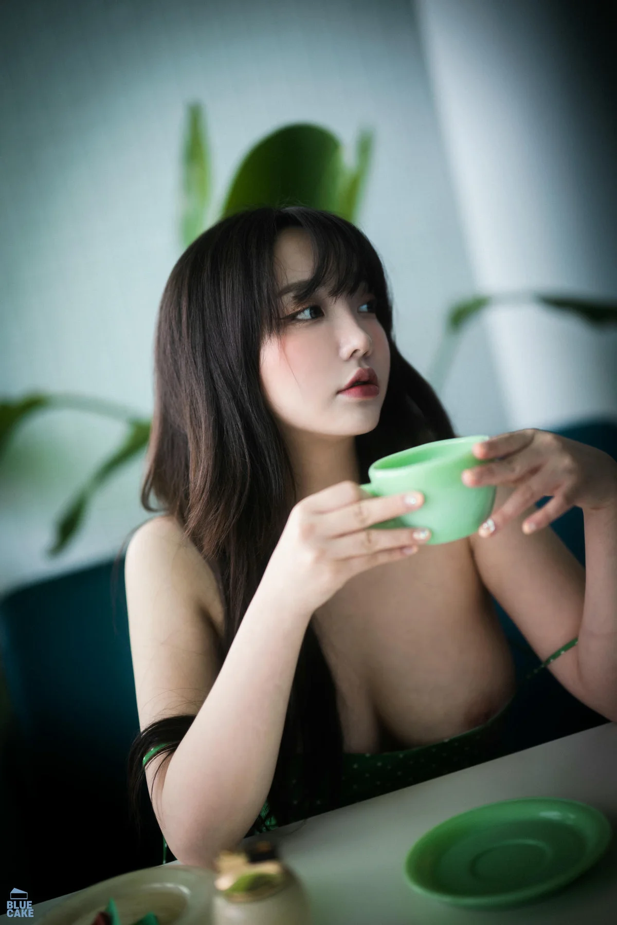 BLUECAKE No.040 YeEun品茶少女爆乳诱惑 - 1