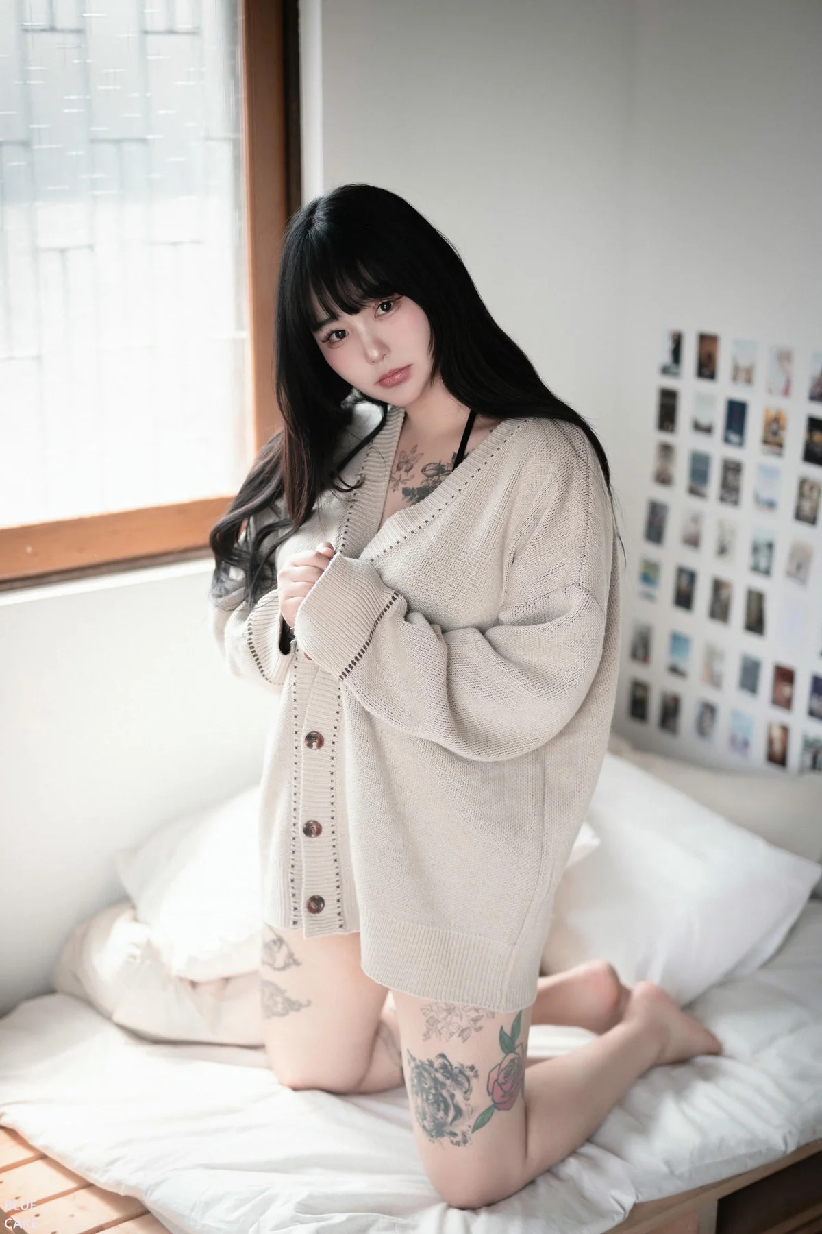 BLUECAKE No.068 Boyeon肥美纹身吉他个性美女 - 7