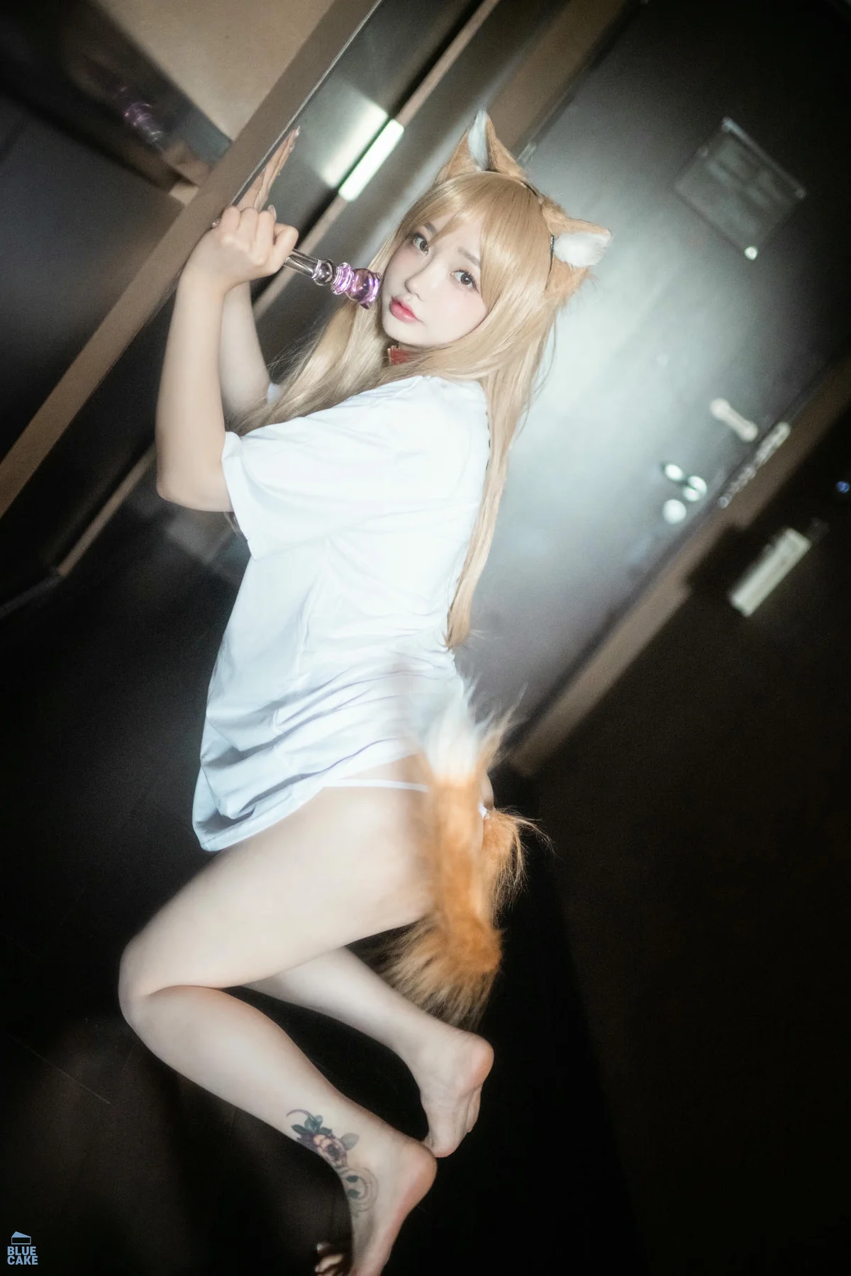 BLUECAKE No.069 YeEun诱惑小猫养成cos - 9