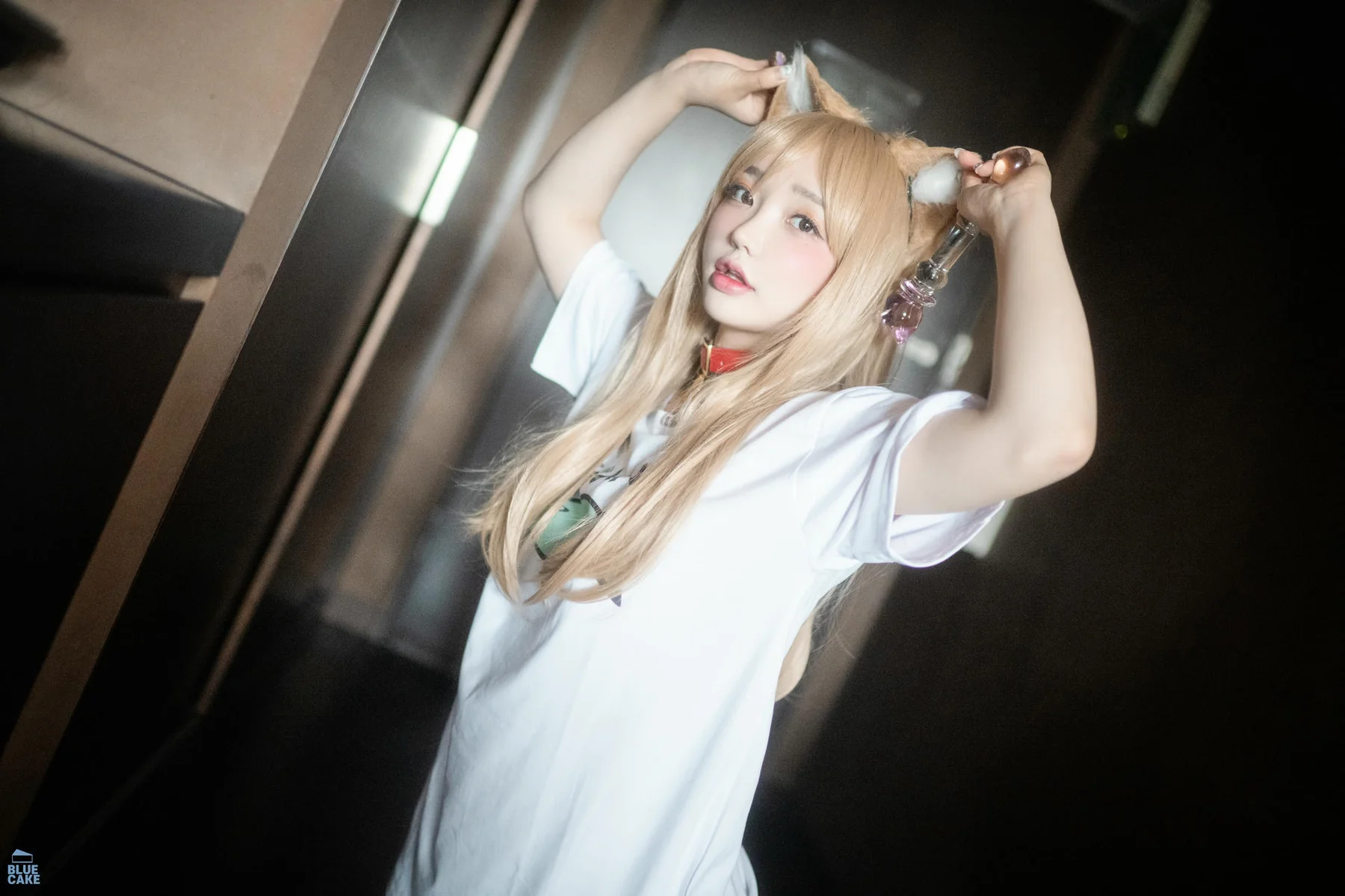 BLUECAKE No.072 YeEun翘臀小猫少女 - 5