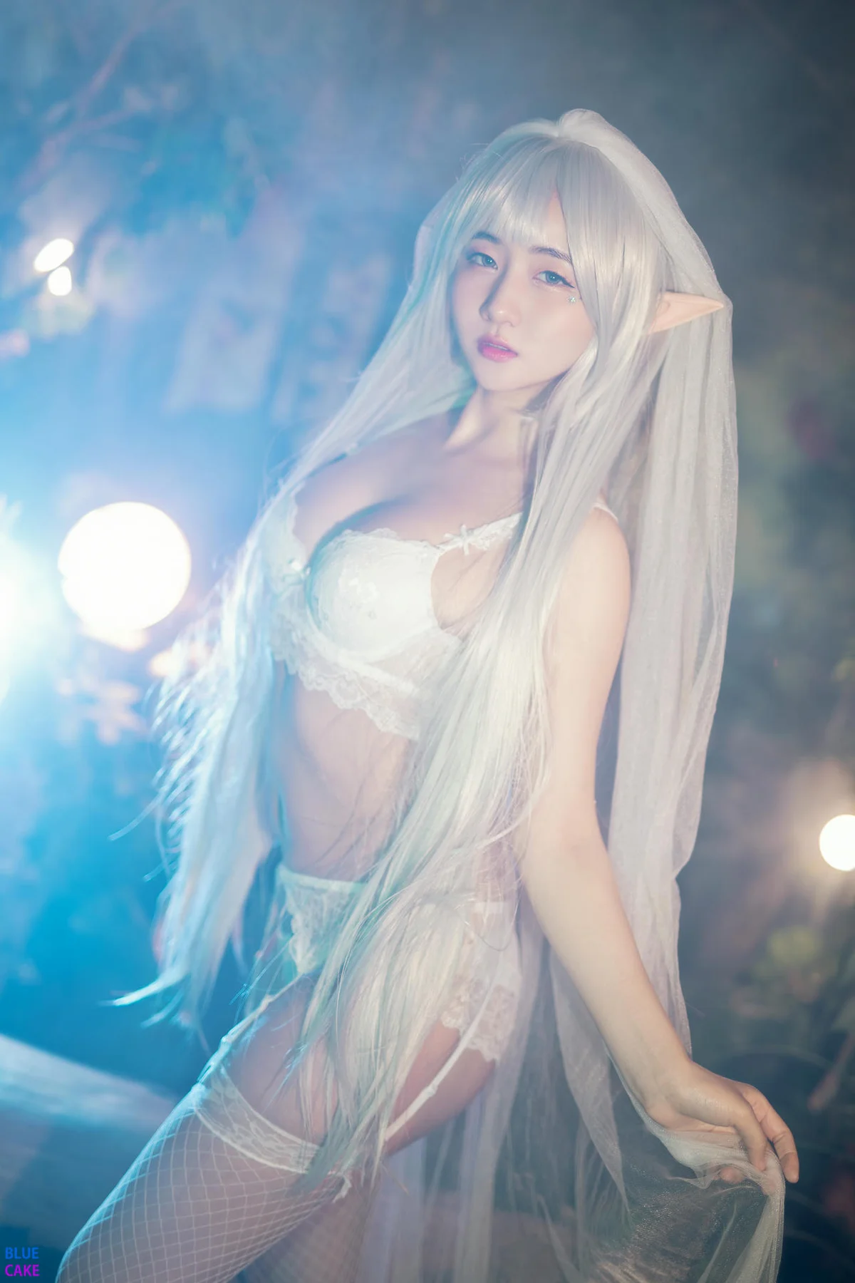 BLUECAKE No.074 Jina红色内衣写真 - 4