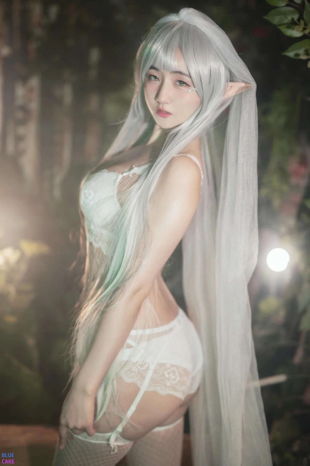 BLUECAKE No.074 Jina红色内衣写真 - 6