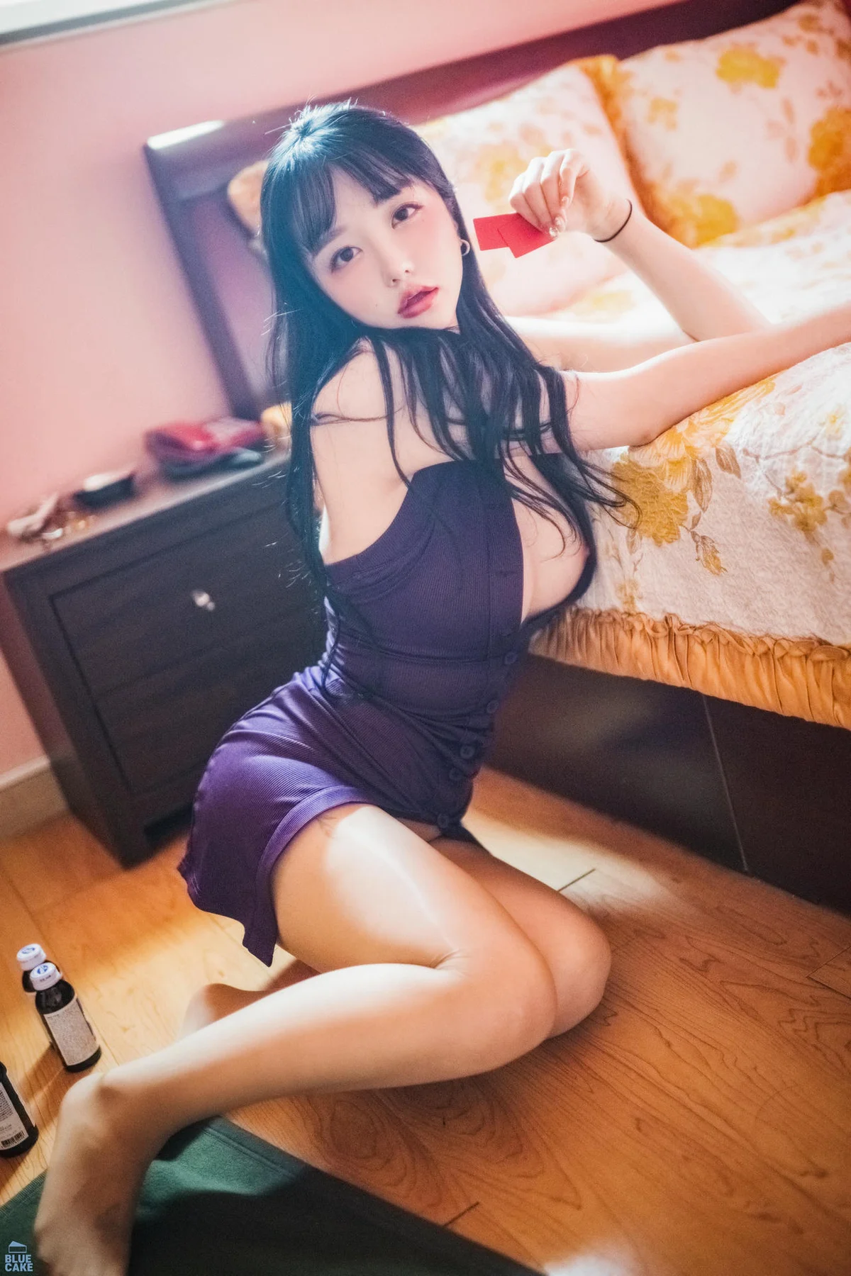 BLUECAKE No.089  YeEun眼镜美女爆乳短裙 - 9