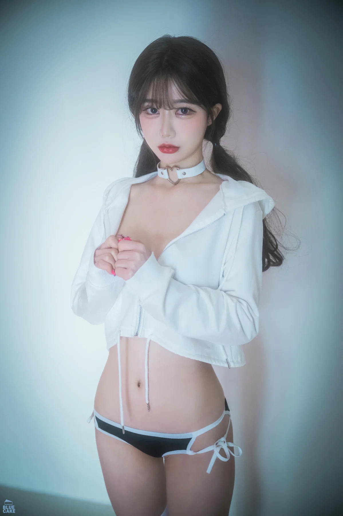 BLUECAKE No.090 JungEun白衬衫萝莉美腿 - 1