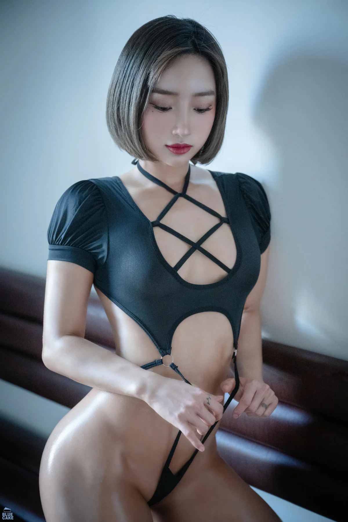 BLUECAKE No.134 Booty Queen黑色爆乳连体衣 - 7